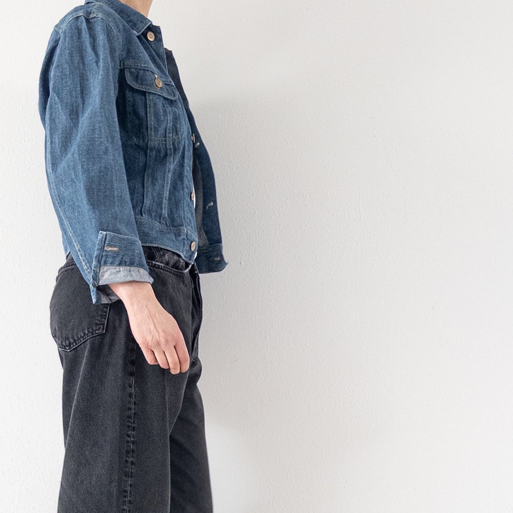 Gr. XS - S Lee Jeansjacke 70s Vintage Made in USA