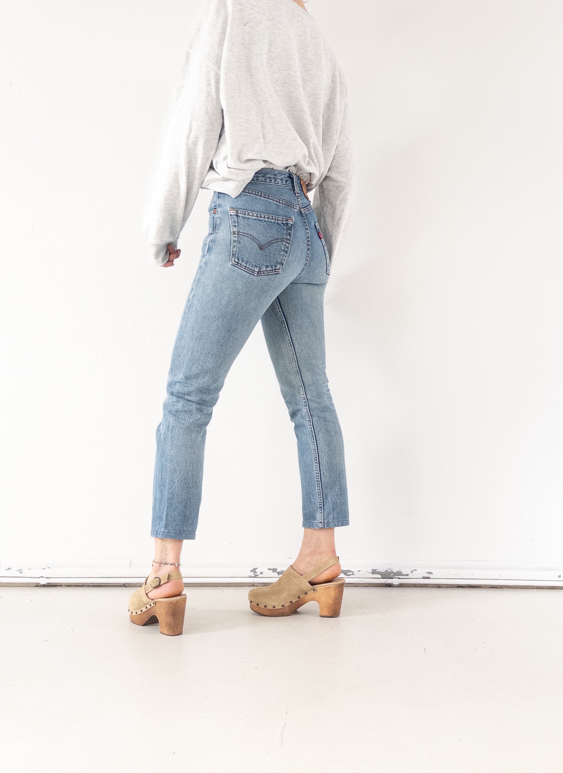 Gr. 25 Levis 501 90s Vintage Made in Poland Reworked