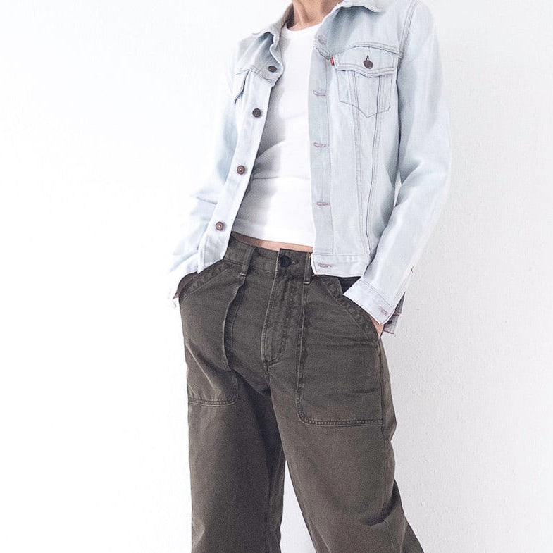 Gr. S - M Levis Trucker Jacket 80s Vintage Made in France