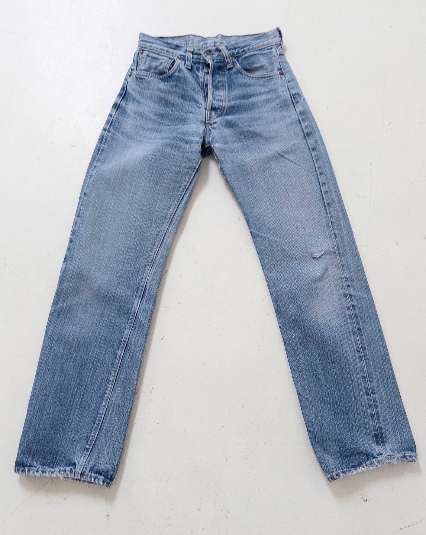 W24 - 25 Levis 501 Selvedge 70s Vintage Made in USA
