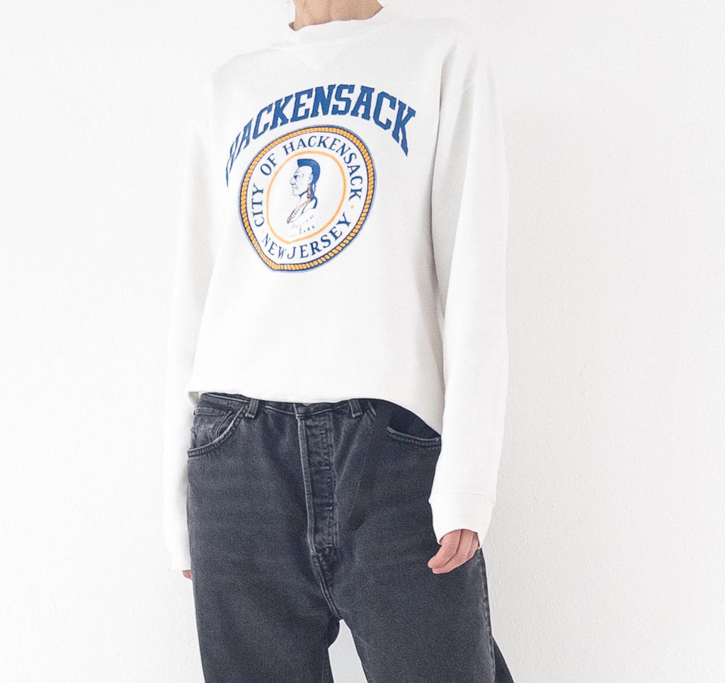 Gr.M Russell Athletic Hackensack New Jersey Crewneck 80s Vintage Made in USA