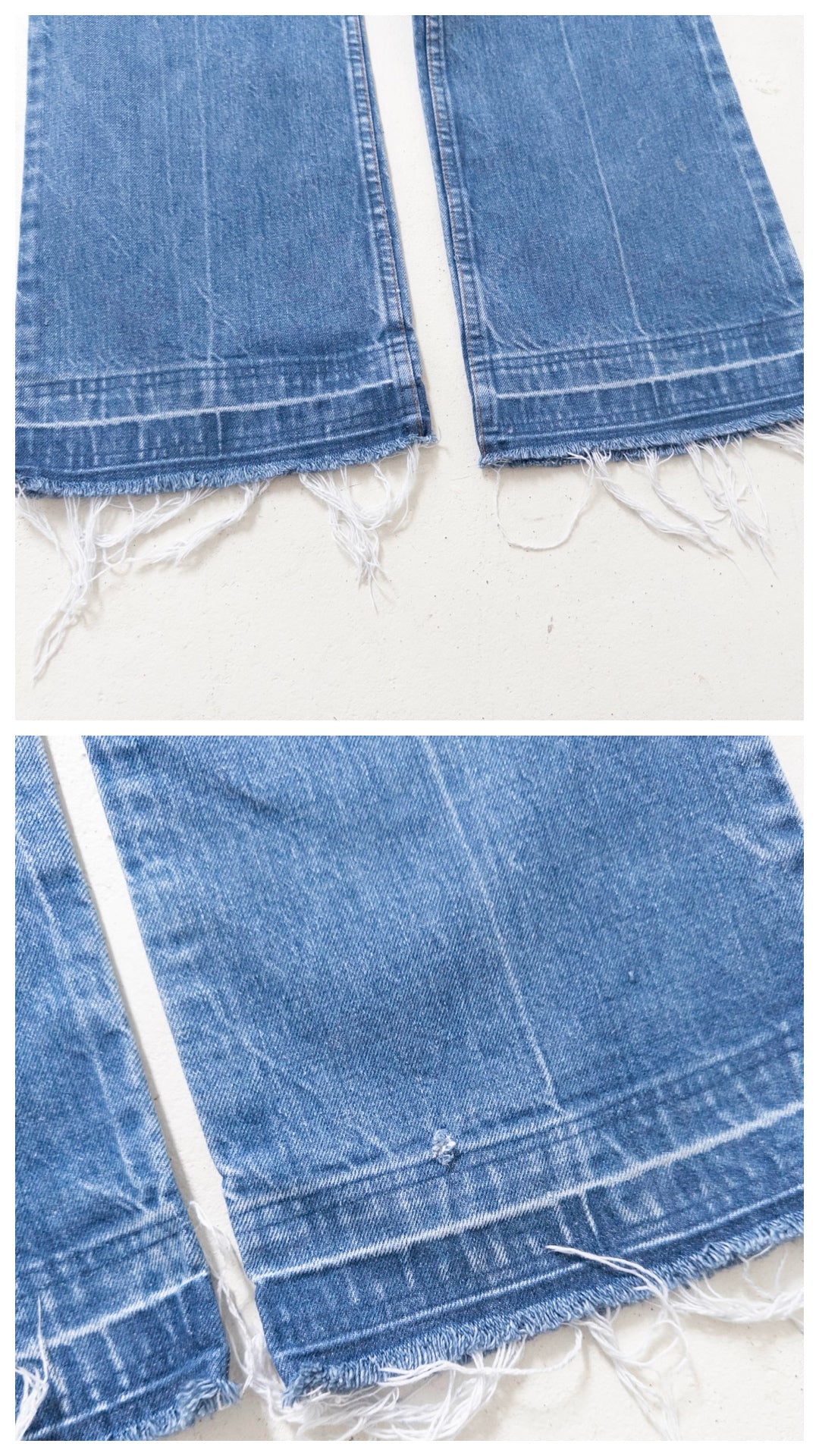 W31-32 L32 Levis 632 Flared Jeans 80s Vintage Made in Belgium