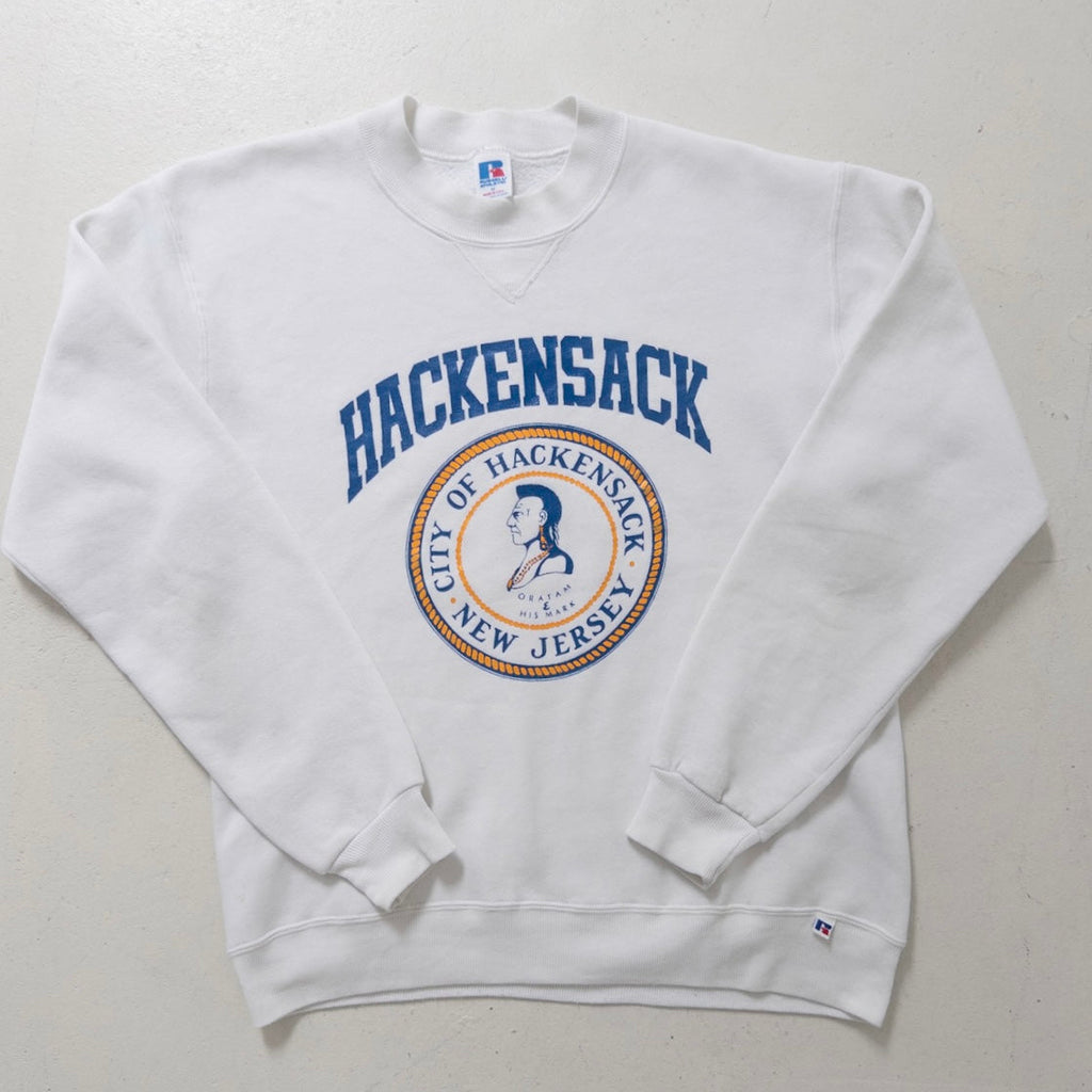 Gr.M Russell Athletic Hackensack New Jersey Crewneck 80s Vintage Made in USA