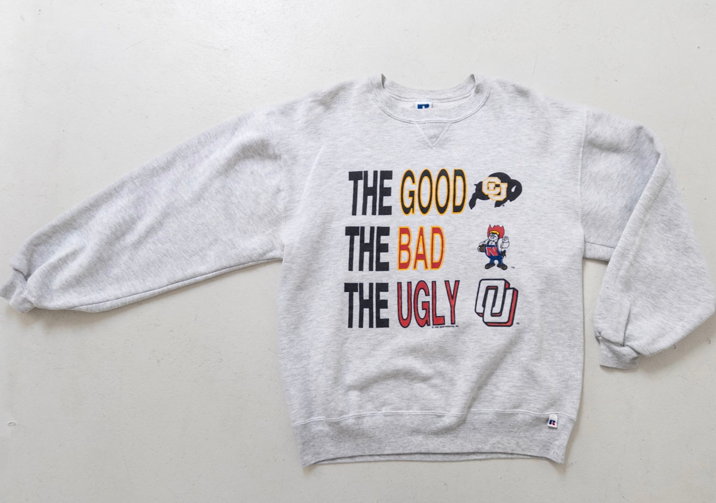 Gr.L Russell Athletic College Football Sweater 90s Vintage Made in USA