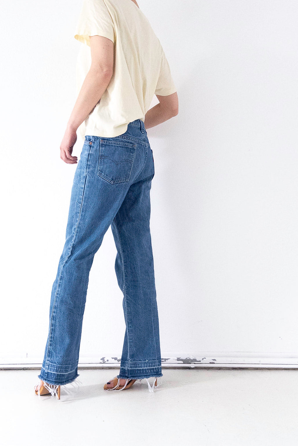 W31-32 L32 Levis 632 Flared Jeans 80s Vintage Made in Belgium
