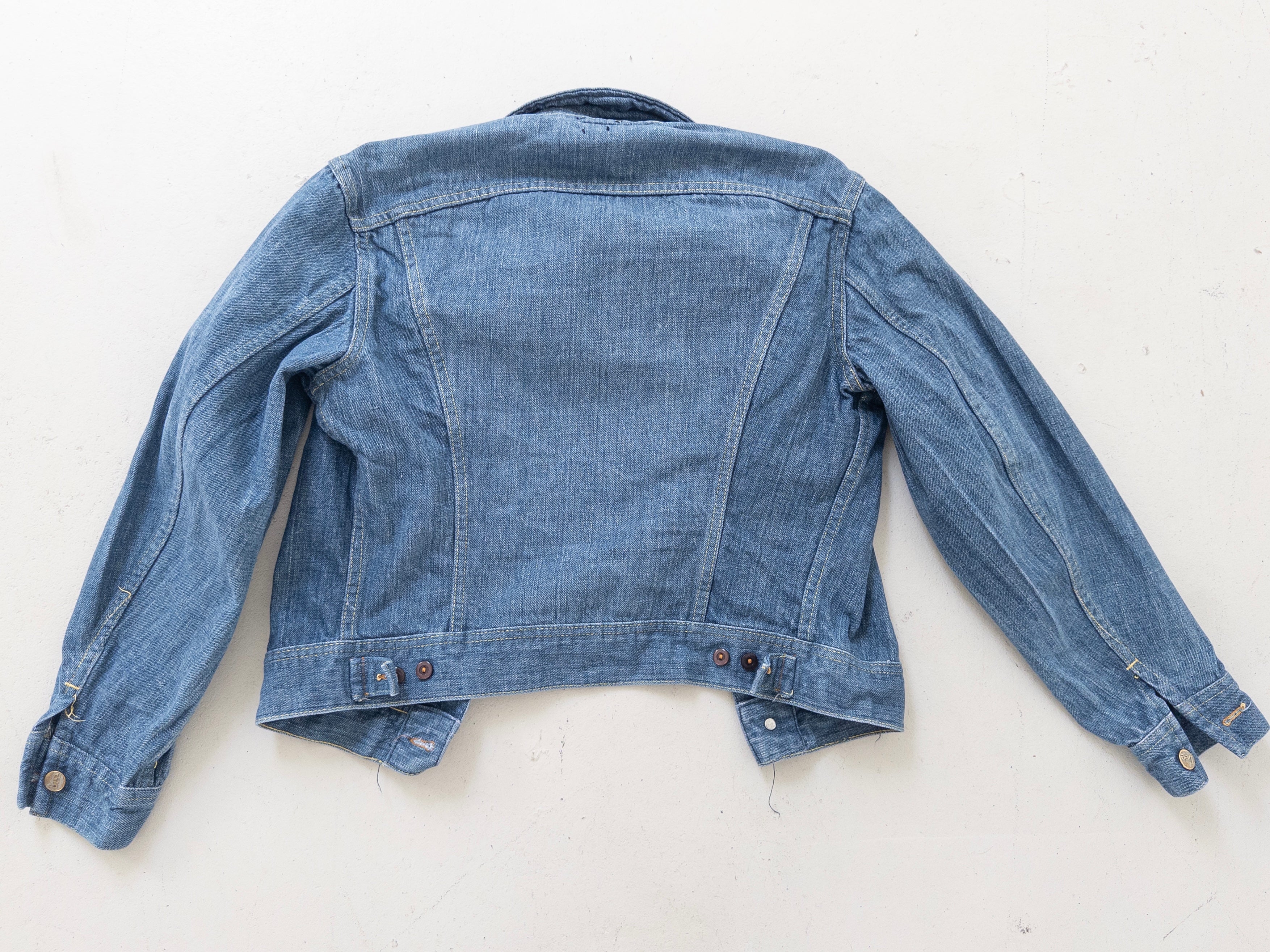 Gr. XS - S Lee Jeansjacke 70s Vintage Made in USA