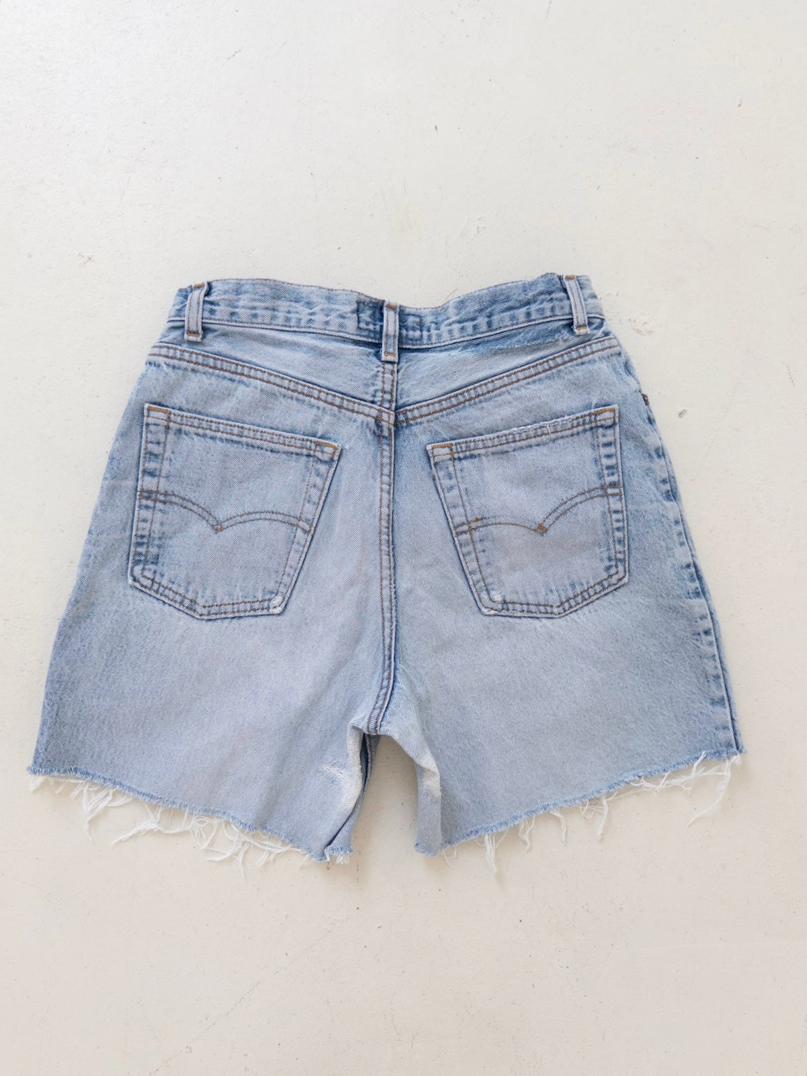 W29 - 30 Levis Shorts 80s Vintage Made in Belgium Reworked Cutoffs