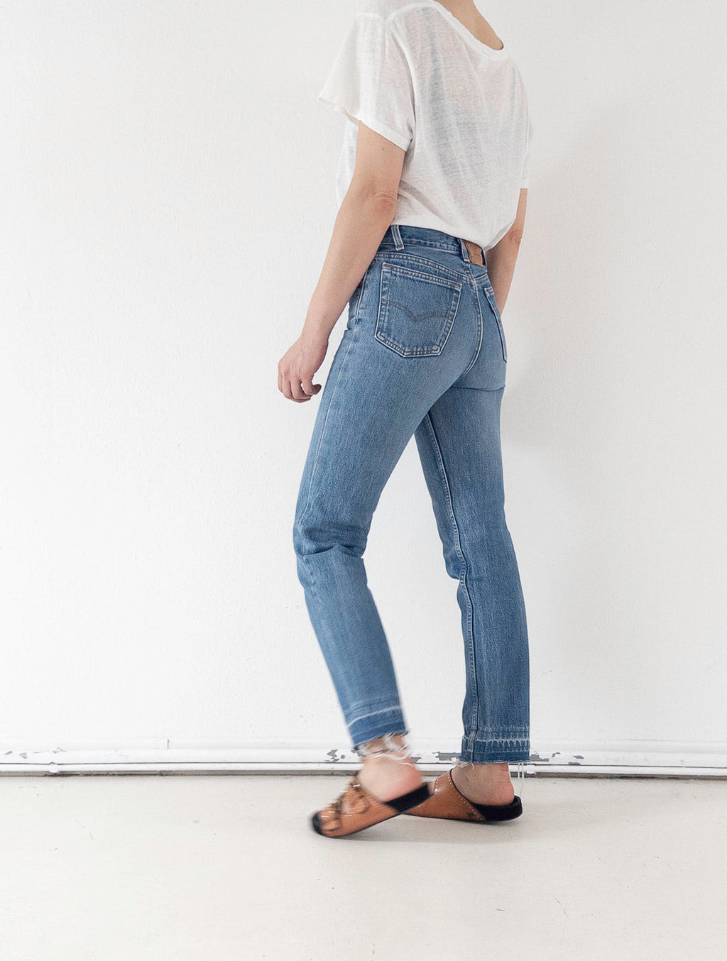 W25 L30 Levis 501 Student Reworked 90s Vintage Made in USA