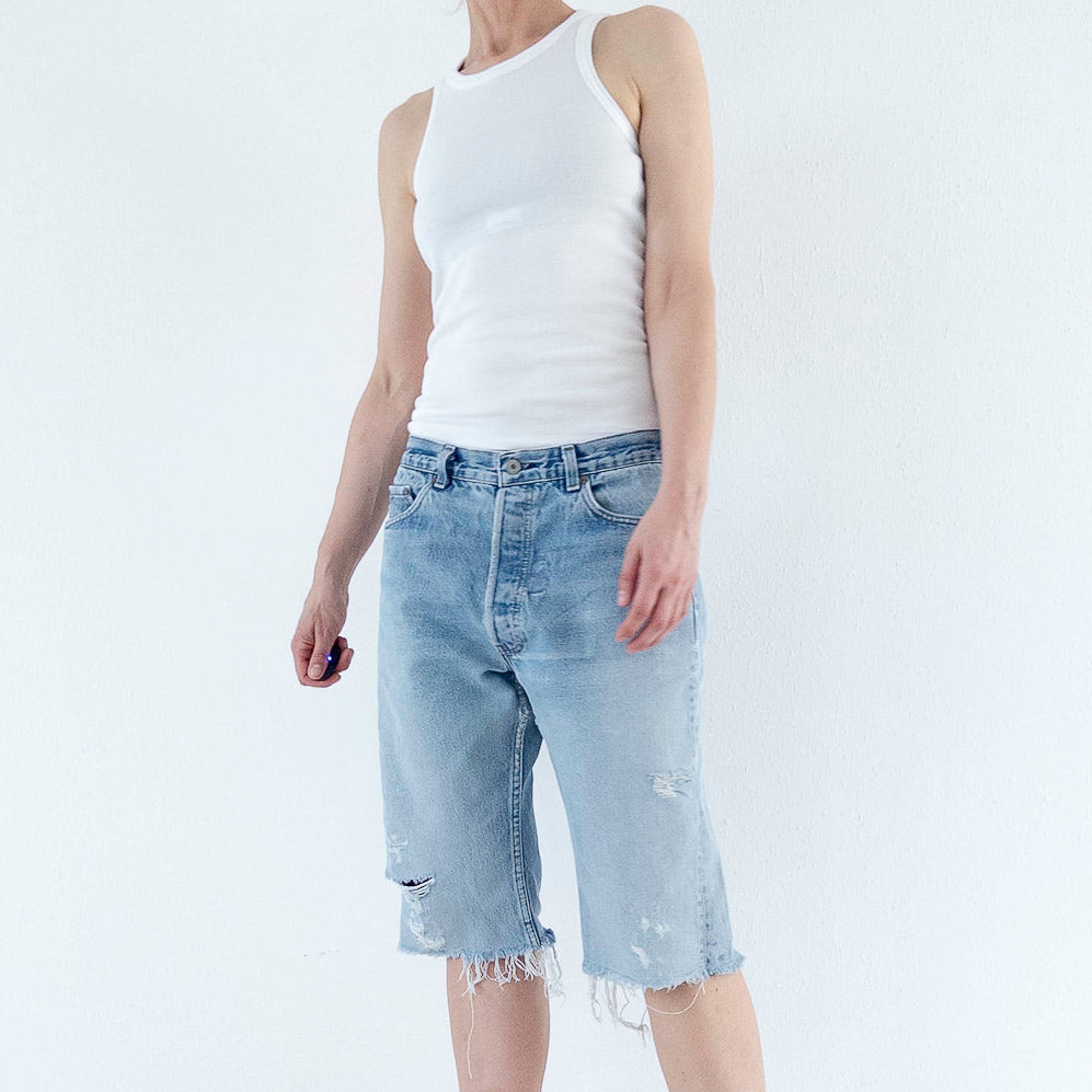 W32 Levis 501 Boyfriend Shorts| Bermudas | 80s Vintage Made in USA