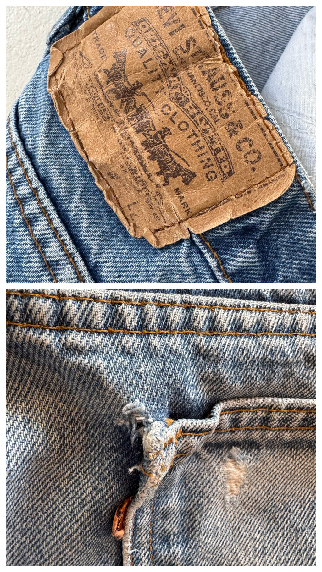 RESERVIERT***W31 Levis 505 90s Vintage Made in USA