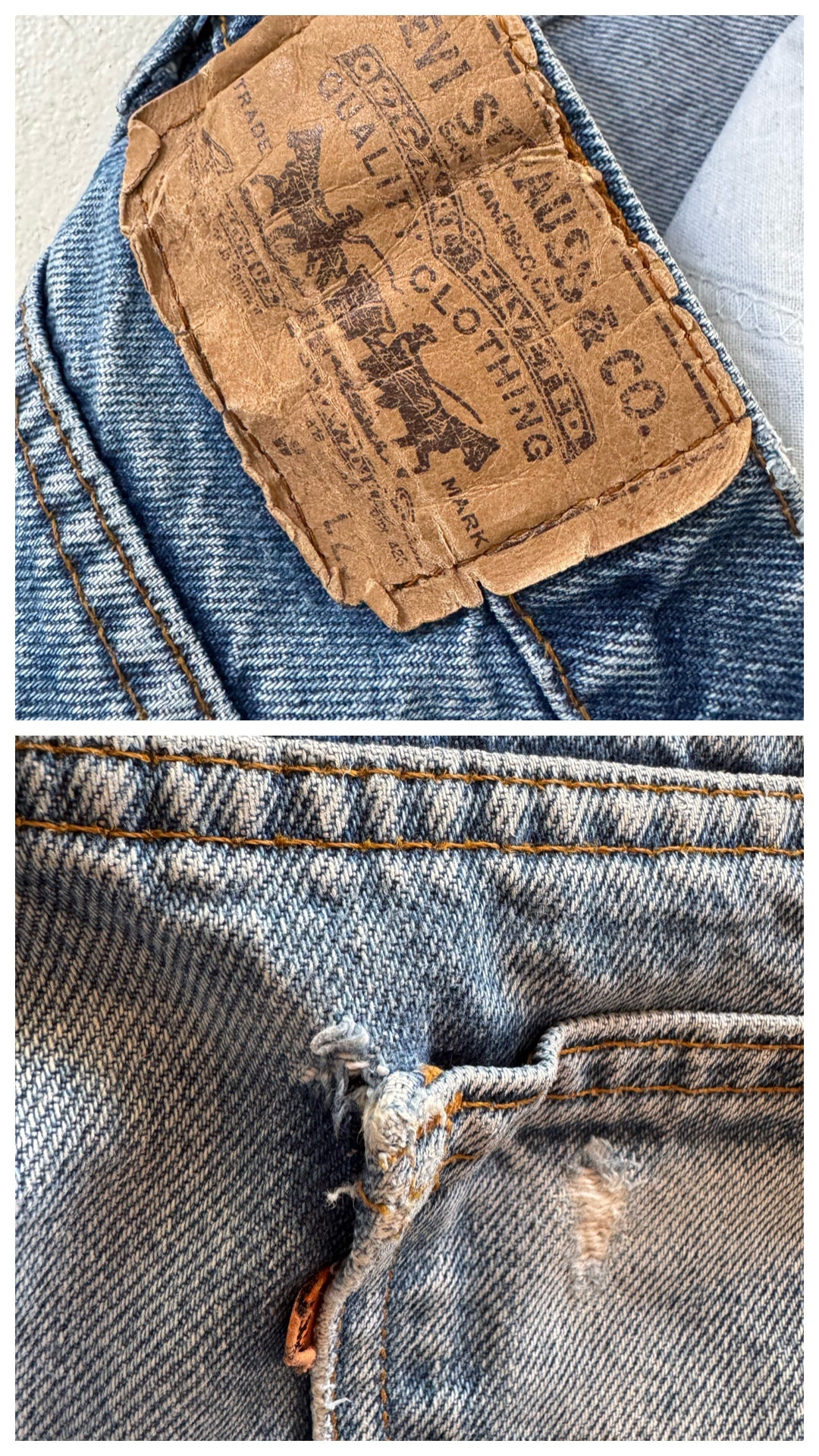 RESERVIERT***W31 Levis 505 90s Vintage Made in USA