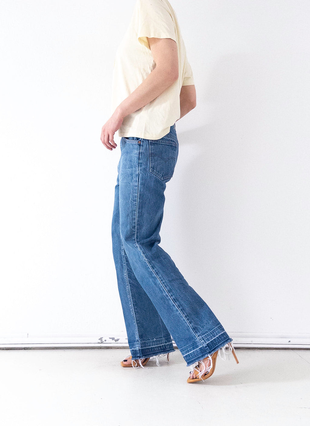 W31-32 L32 Levis 632 Flared Jeans 80s Vintage Made in Belgium