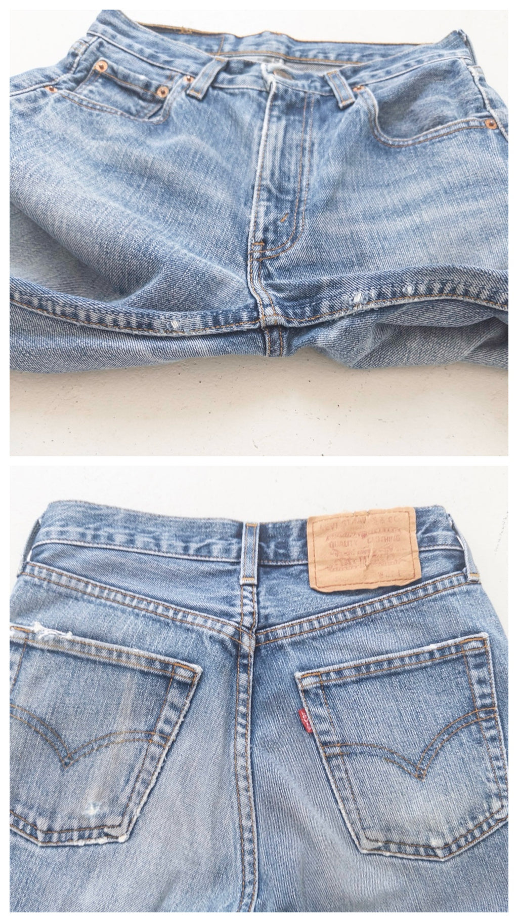 W25 L30 Levis 505 90s Vintage Made in Italy