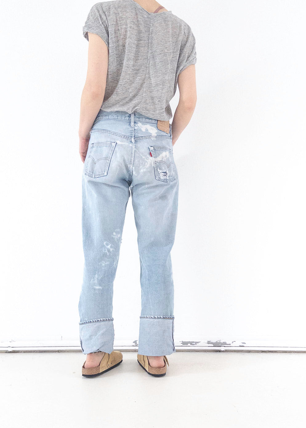 W32 L36 Levis 501 Selvedge Redline 80s Vintage Made in USA
