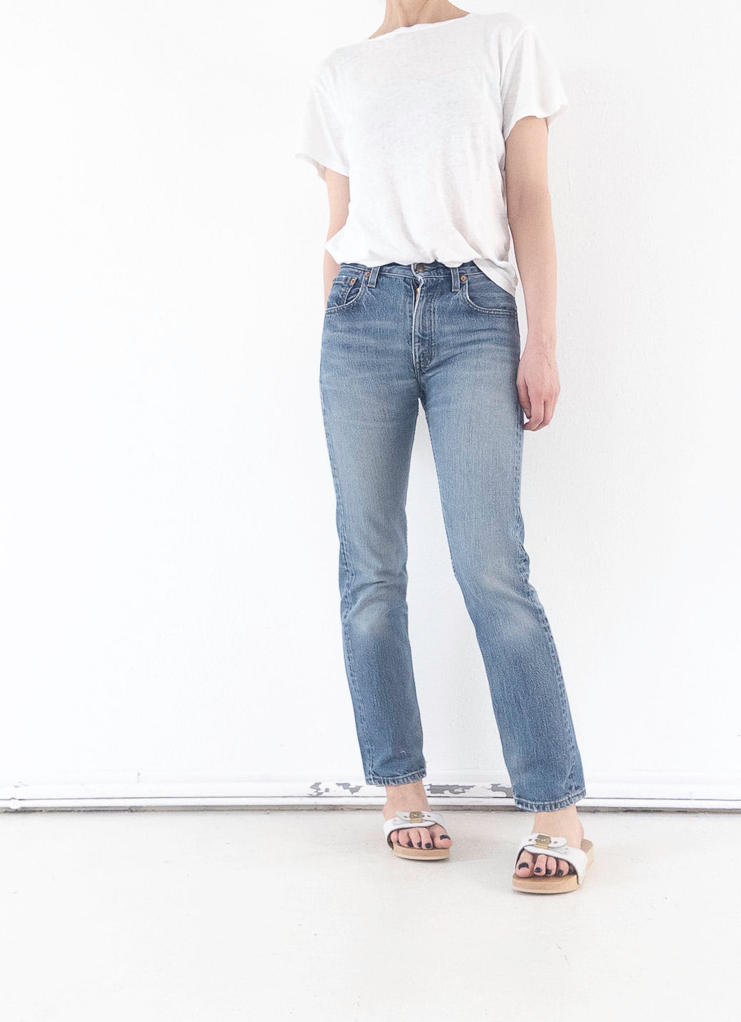 W25 L30 Levis 505 90s Vintage Made in Italy