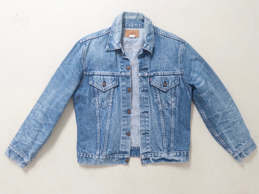 Gr. L Levis 505 Trucker Jacket 70s Vintage Made in USA