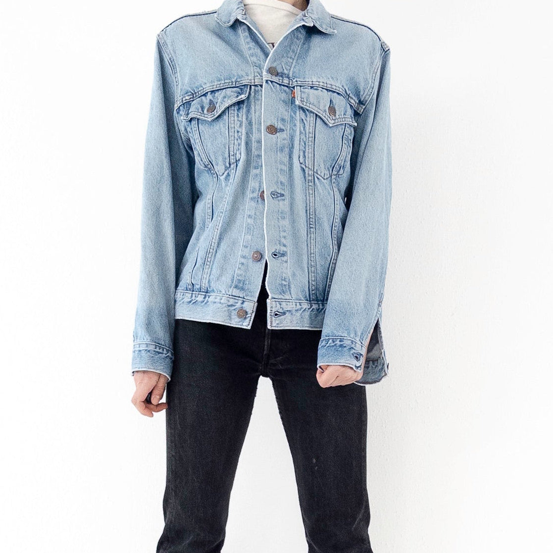 Gr. M Levis 505 Trucker Jacket 80s Vintage Made in Croatia