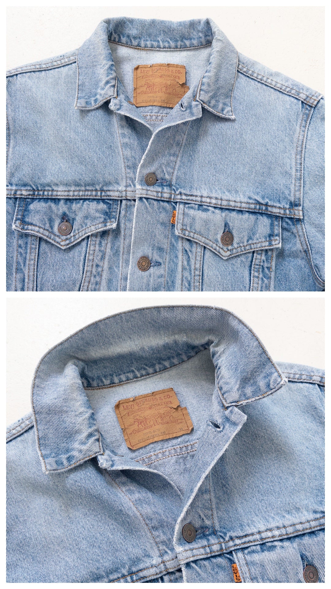 Gr. M Levis 505 Trucker Jacket 80s Vintage Made in Croatia