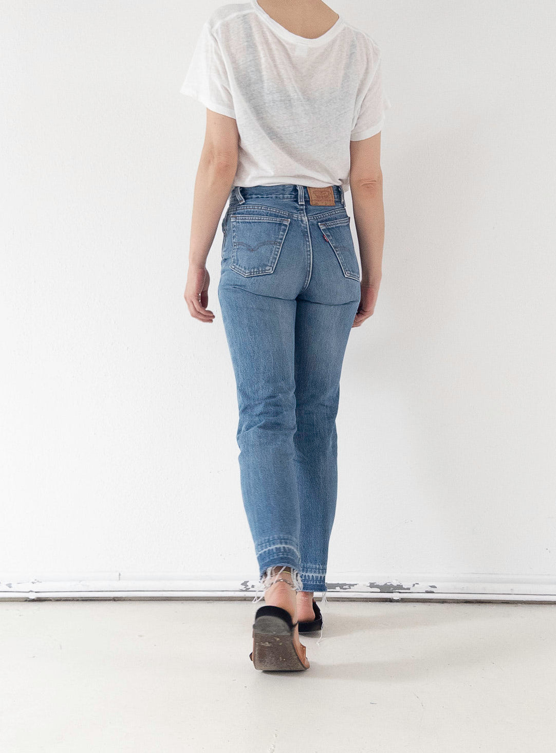 W25 L30 Levis 501 Student Reworked 90s Vintage Made in USA