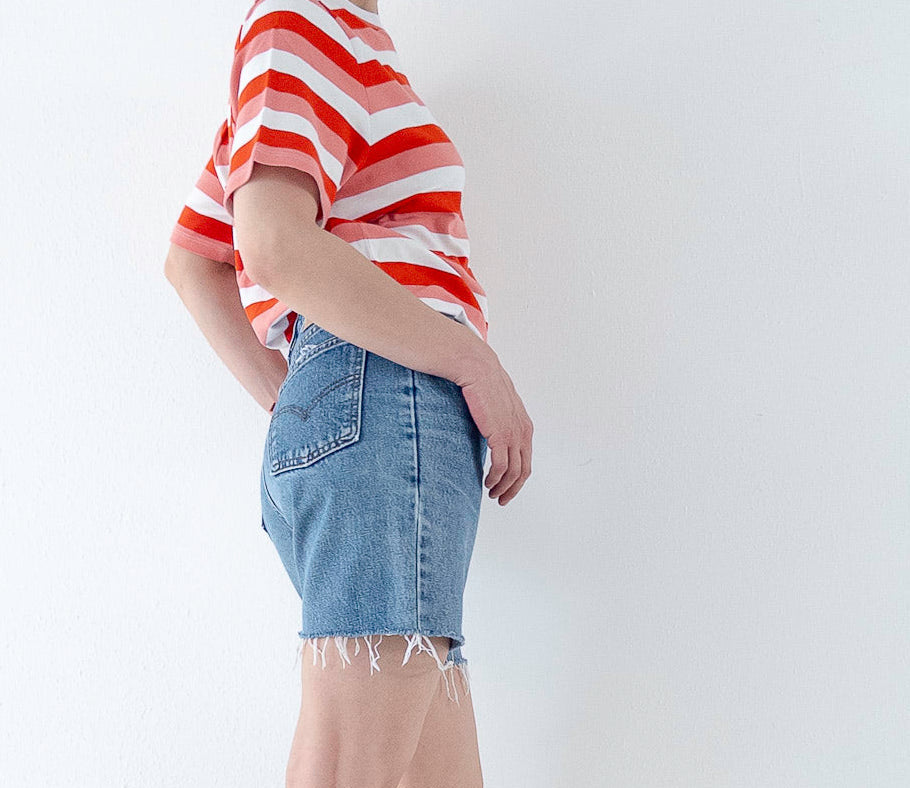 W29 -30 Levis 881 Boyfriend Shorts| Cutoffs | 90s Vintage Made in Belgium