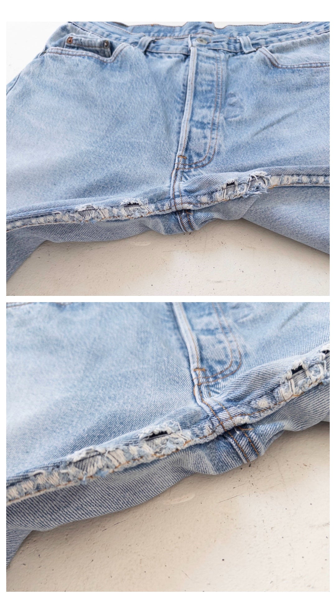 W32 Levis 501 Boyfriend Shorts| Bermudas | 80s Vintage Made in USA