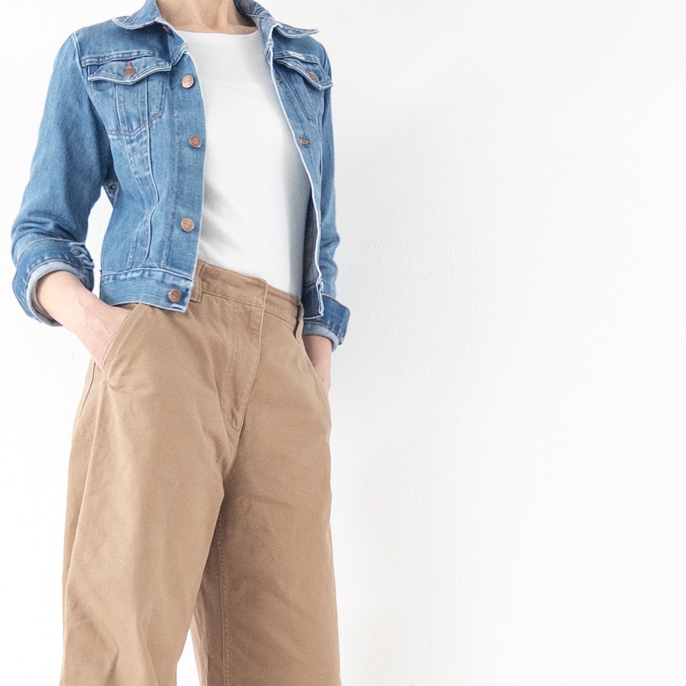 Gr. XXS - XS Wrangler Jeansjacke 70s Vintage Made in USA