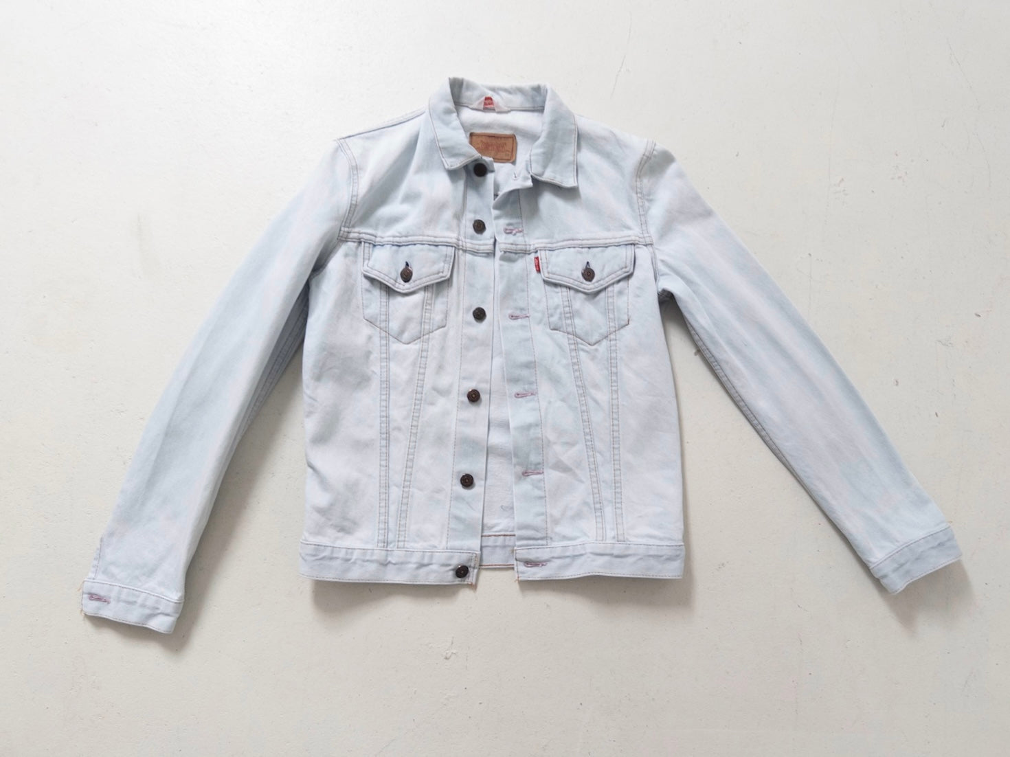 Gr. S - M Levis Trucker Jacket 80s Vintage Made in France