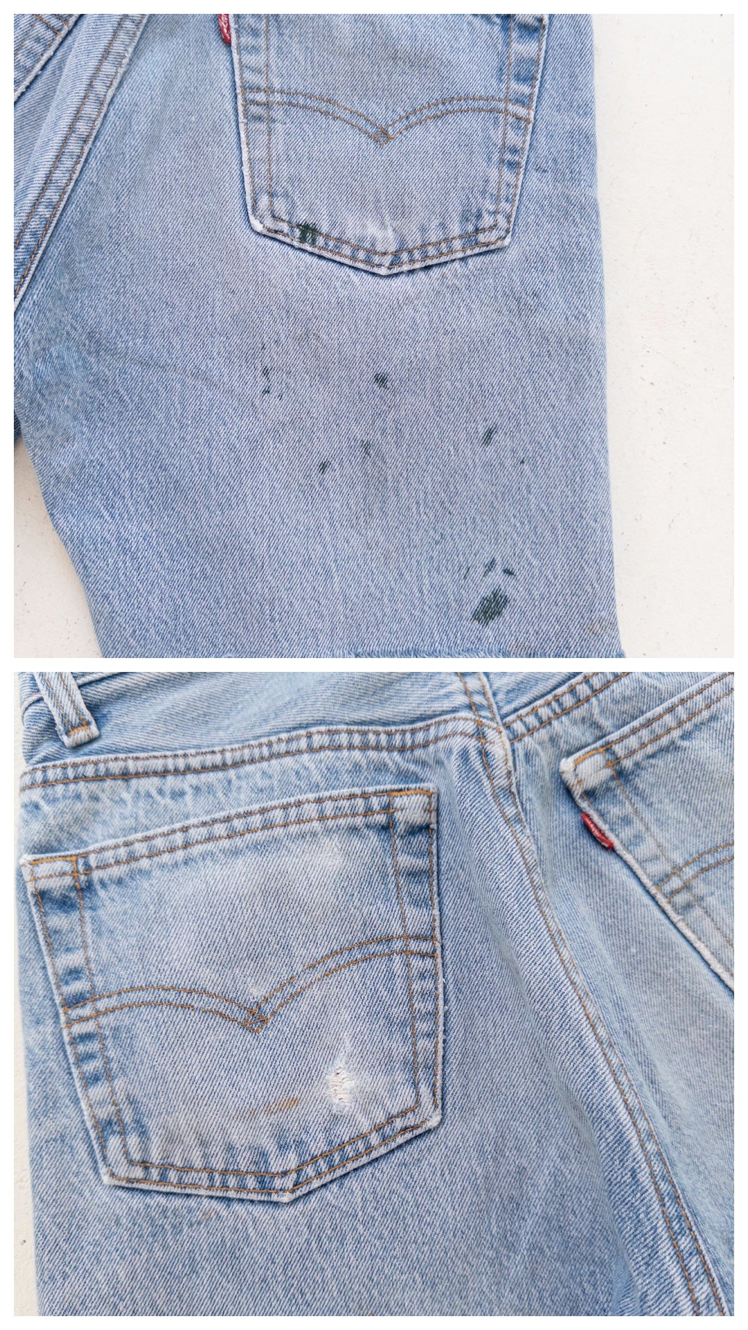 W25 - 26 Levis 501 Shorts| Cutoffs | 80s Vintage Made in USA