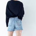 W29 Levis 545 Leather Tab Shorts| Cutoffs | 70s Vintage Made in Belgium
