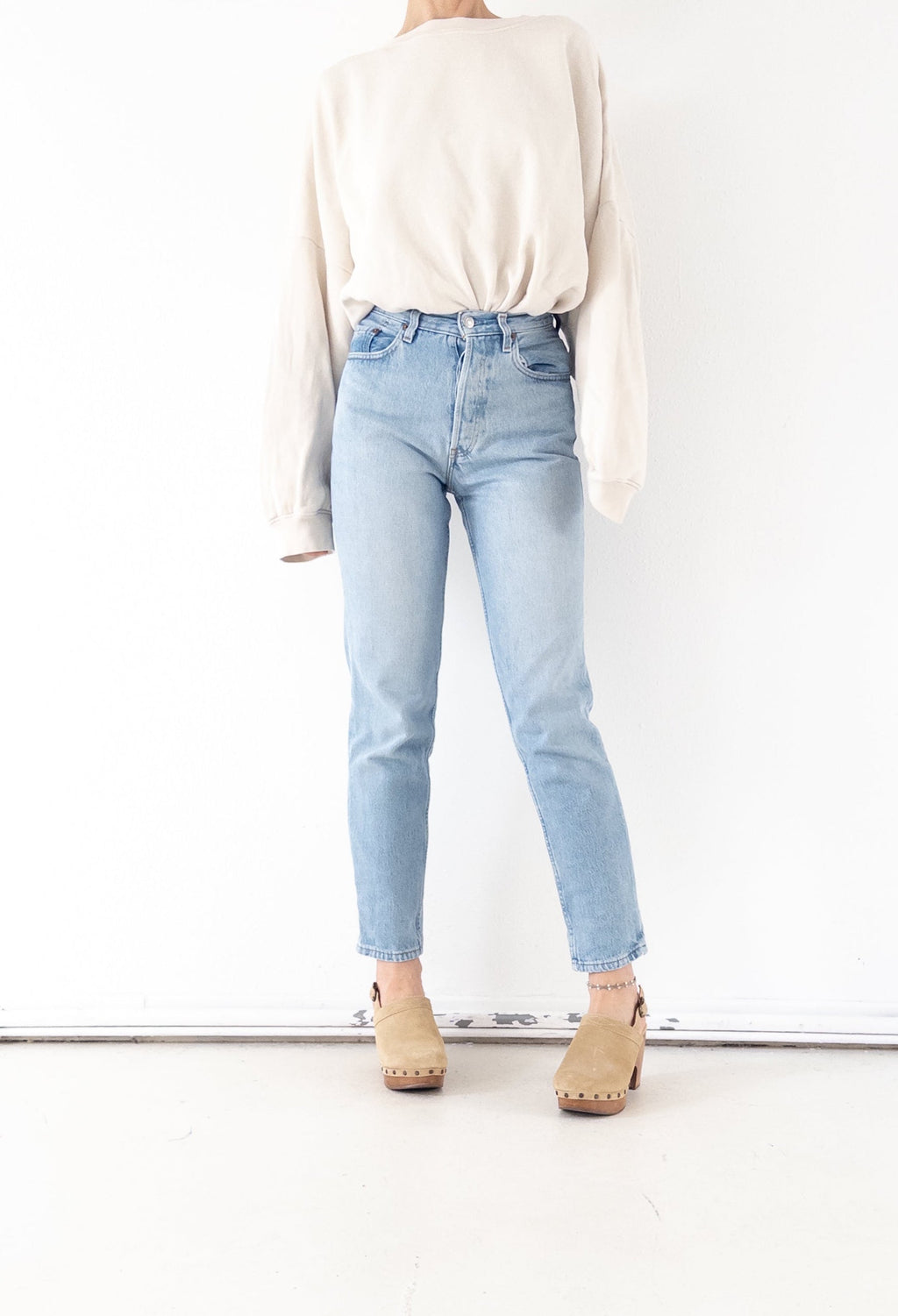 W25 - 26 L30 Levis 901 90s Vintage Made in France