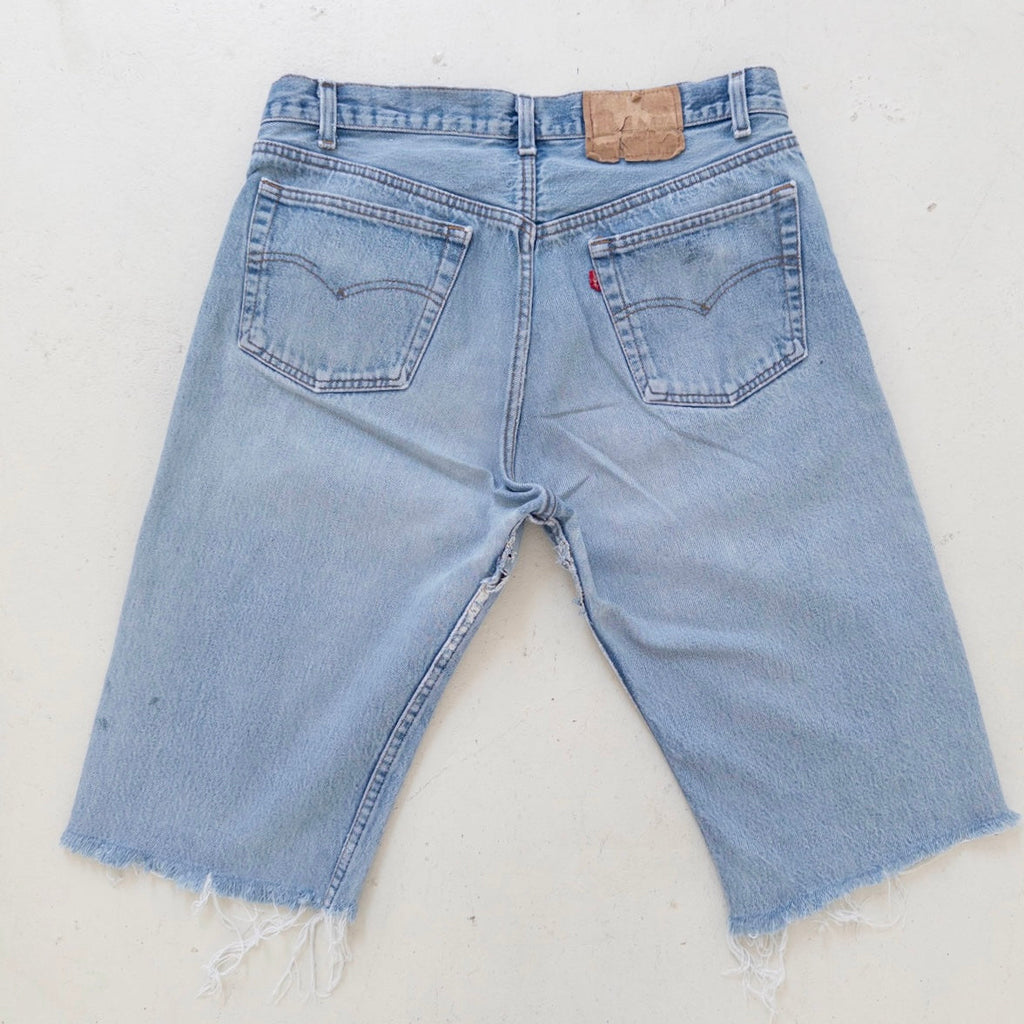 W32 Levis 501 Boyfriend Shorts| Bermudas | 80s Vintage Made in USA
