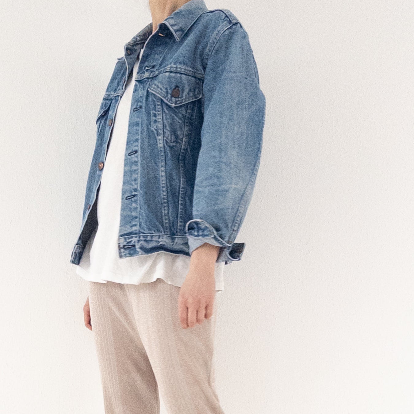 Gr. L Levis 505 Trucker Jacket 70s Vintage Made in USA