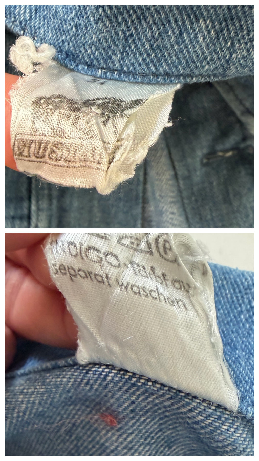 Gr. L Mustang Jeansjacke Jeanshemd 70s Vintage Made in Germany