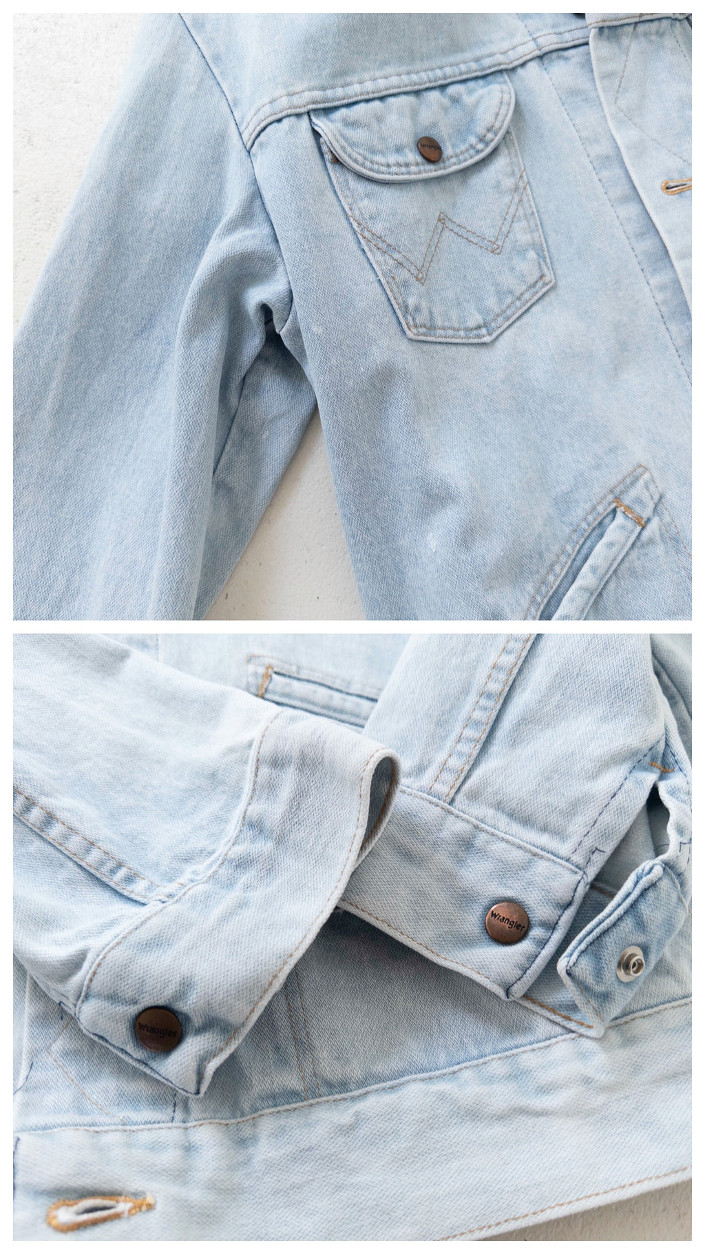 Gr. L Wrangler Jeansjacke 90s Vintage Made in Malta