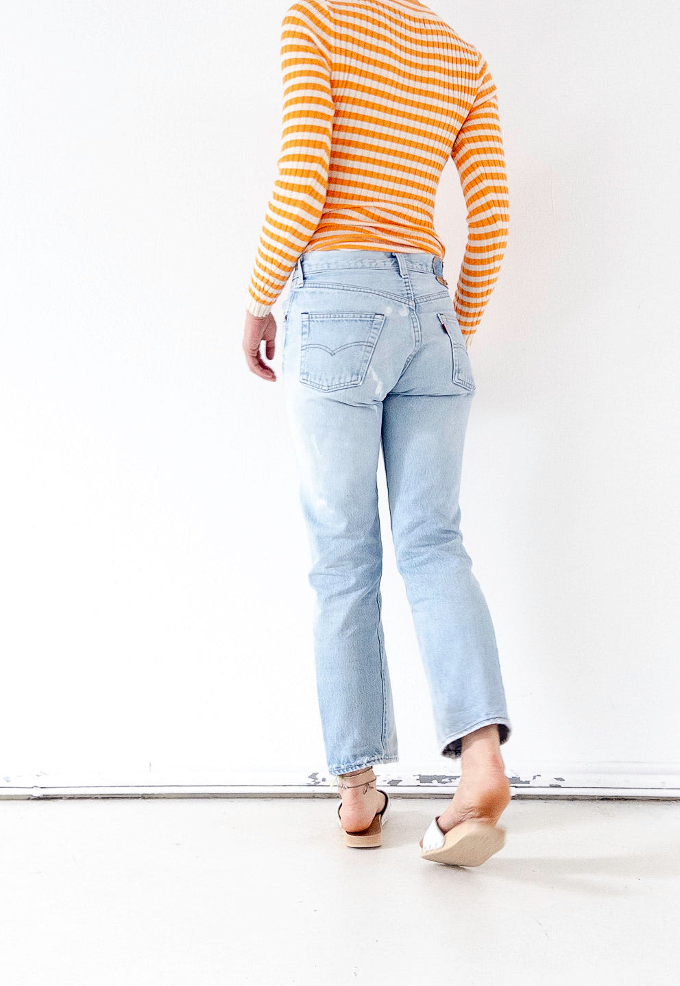 W26 - 27 L29 Levis 501 Selvedge Redline 80s Vintage Made in USA