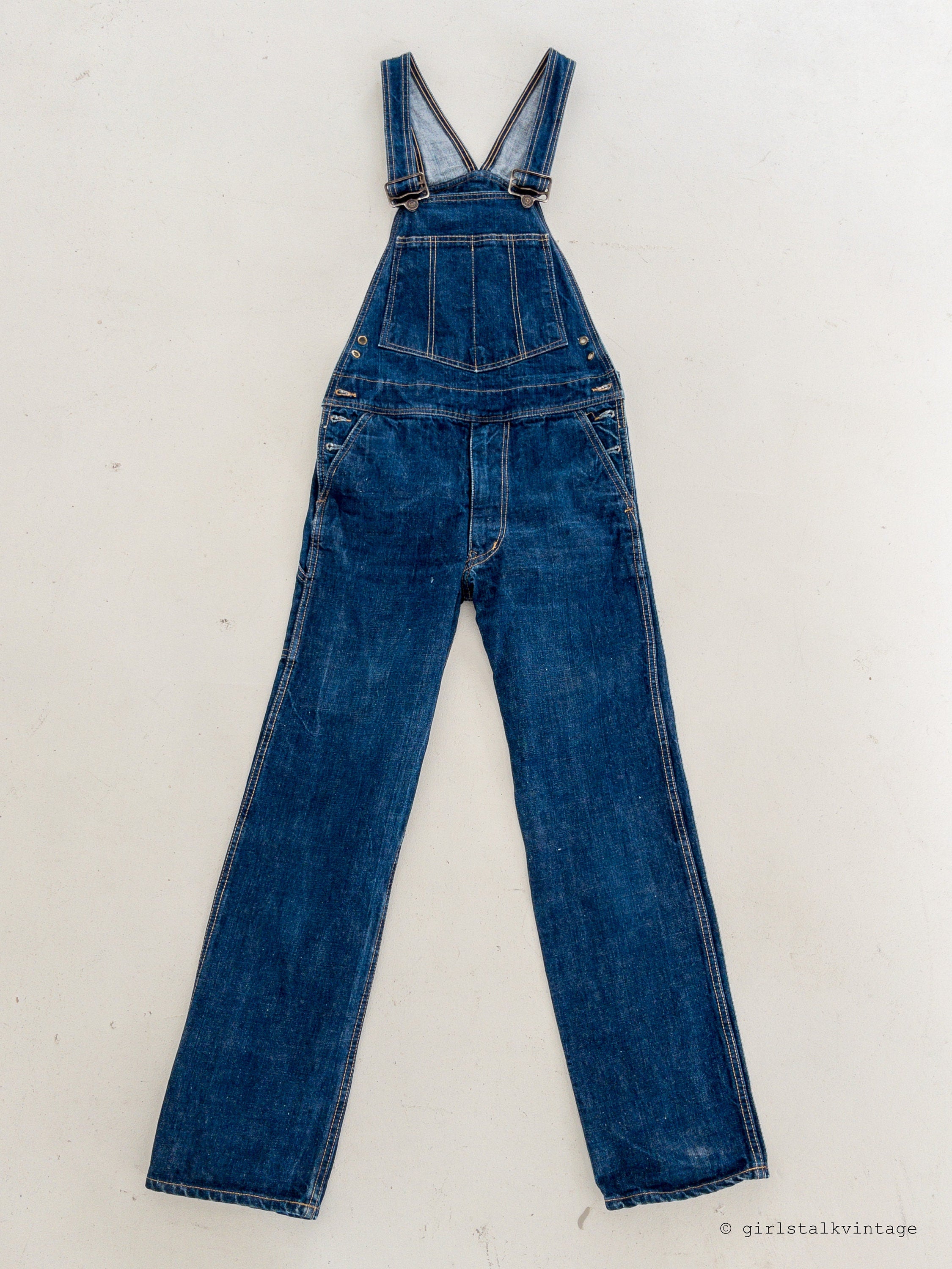 60s/70s Vintage Edwin Selvedge Latzhose