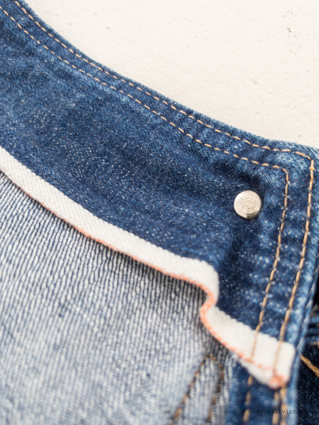 60s/70s Vintage Edwin Selvedge Latzhose