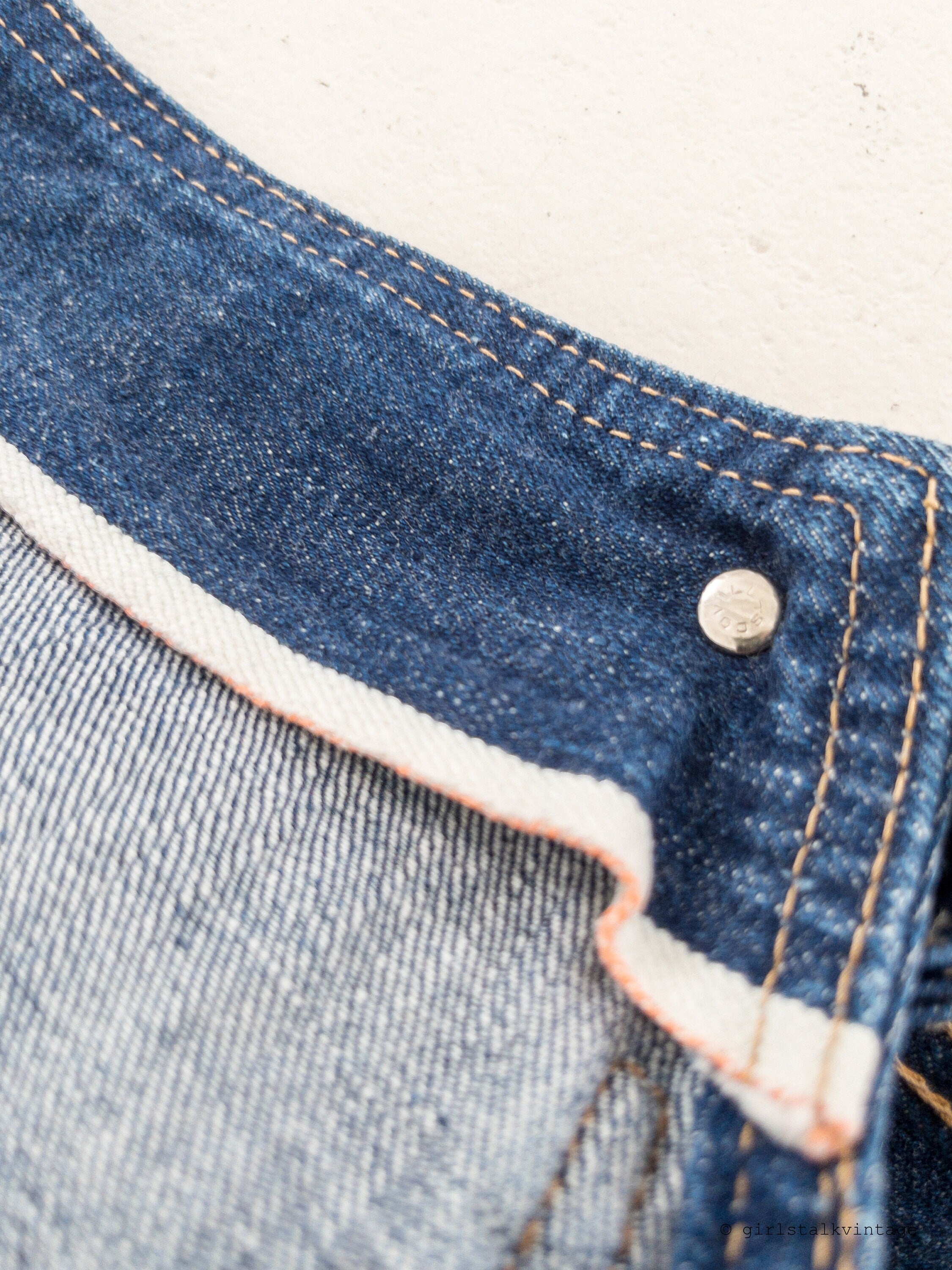 60s/70s Vintage Edwin Selvedge Latzhose