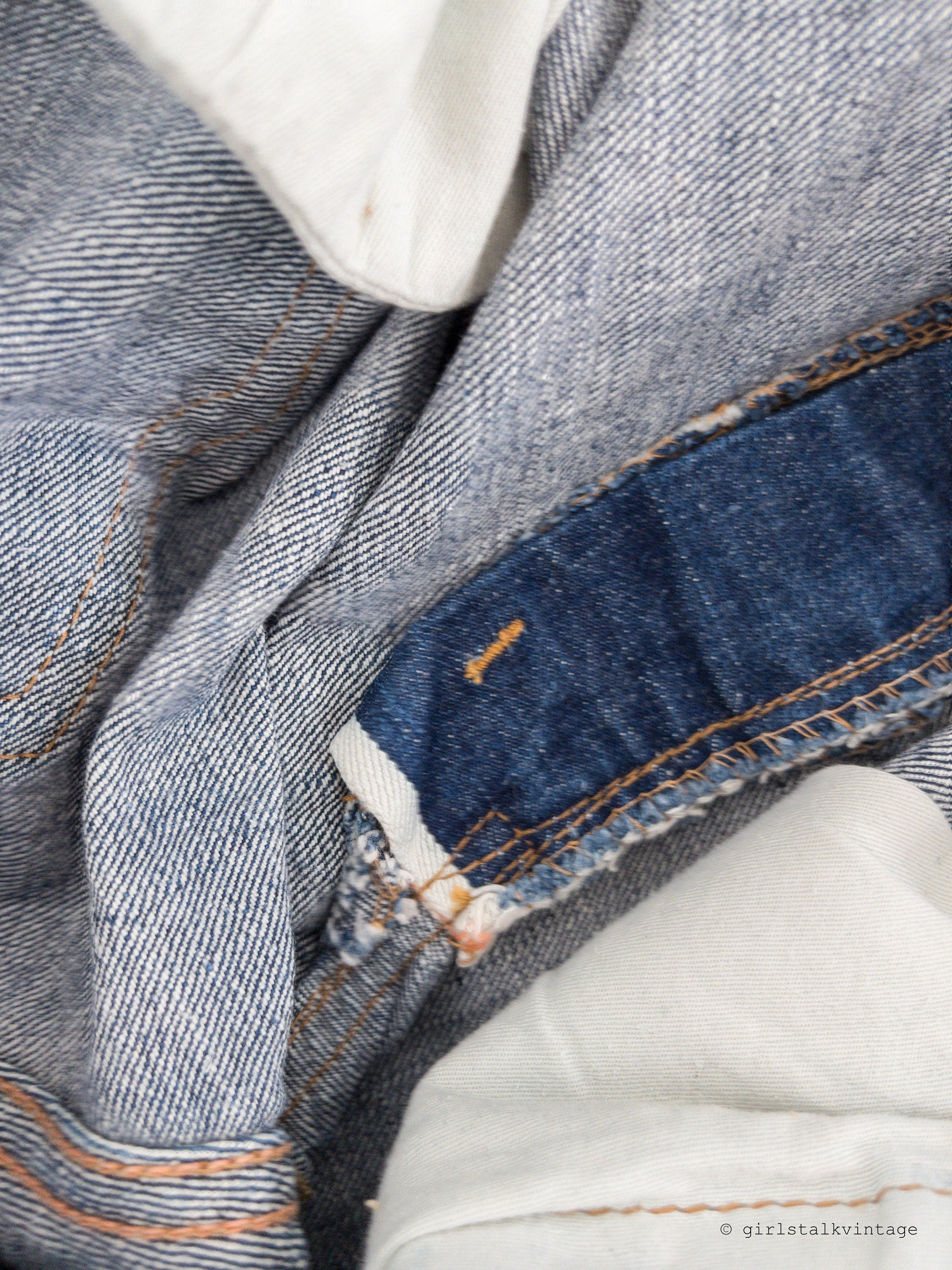 60s/70s Vintage Edwin Selvedge Latzhose