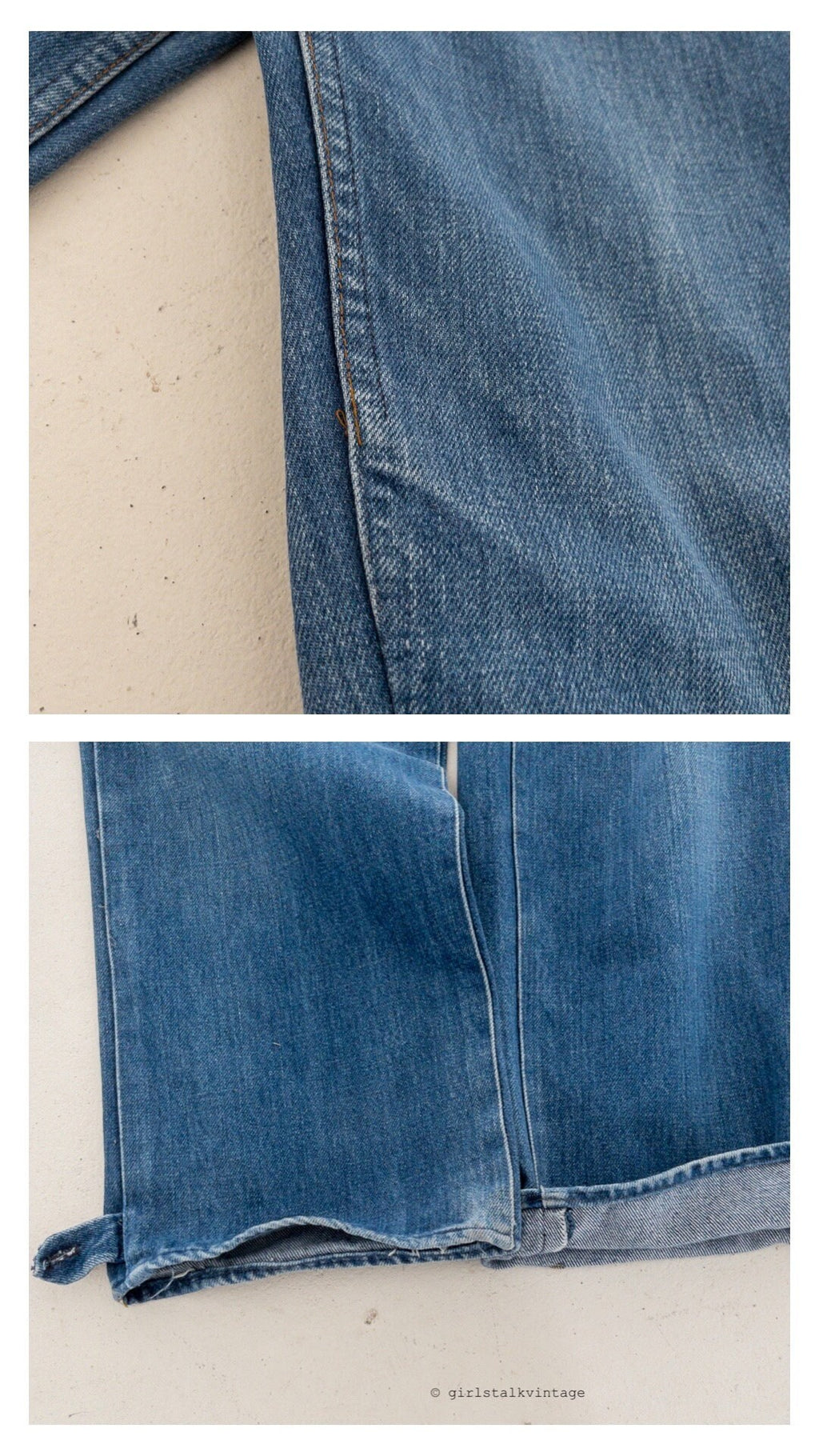 Gr. XS Levis Latzhose 80s Vintage Made in France