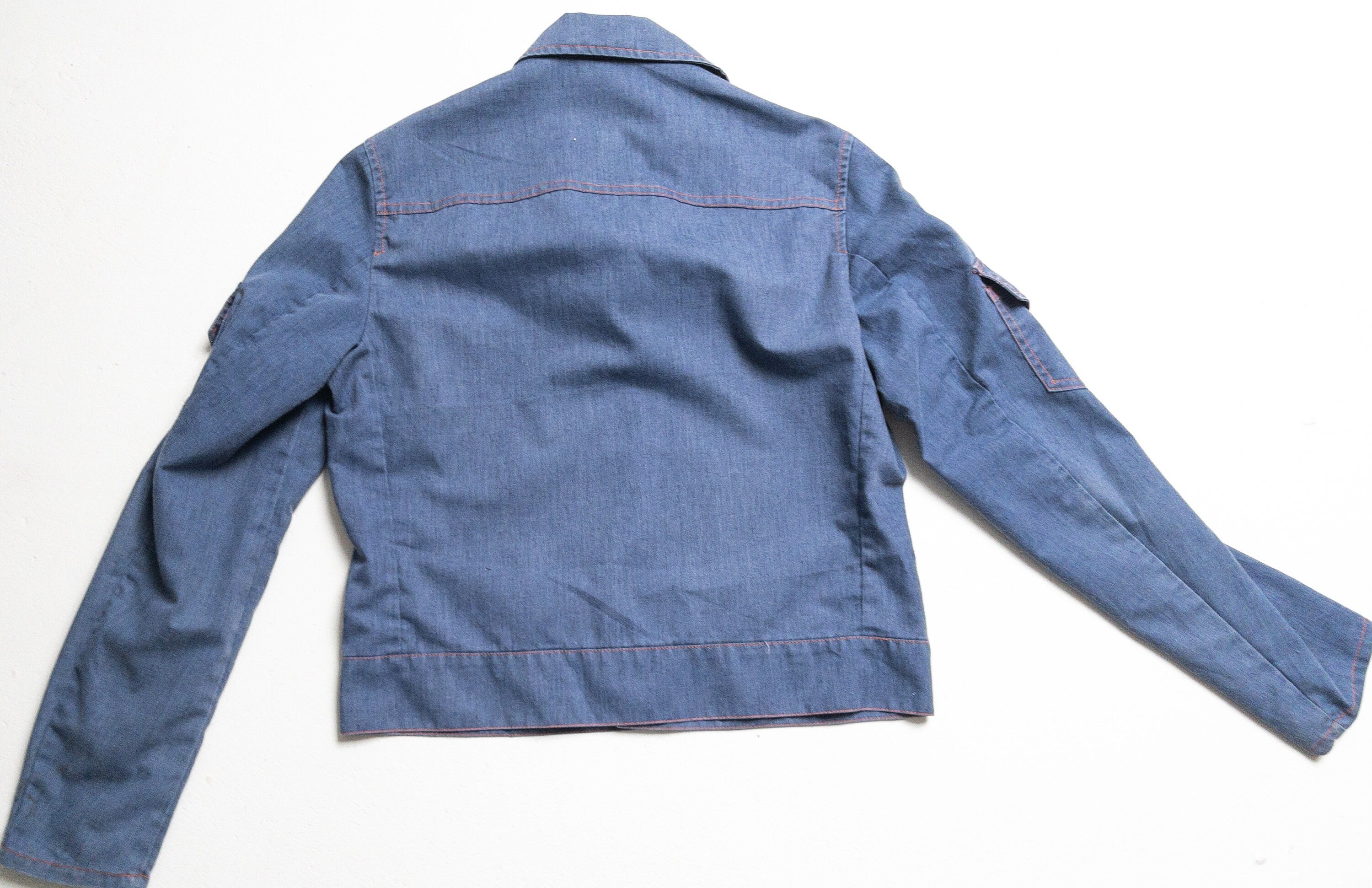 BIG E 60s / 70s Vintage Levis Jeanshemd Gr. S - M