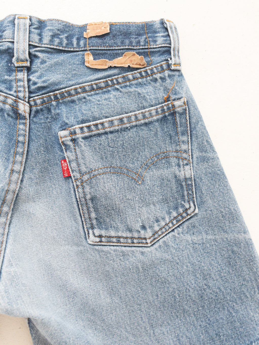 80s Vintage Levis 501 Selvedge Shorts Gr. 23 - 24
