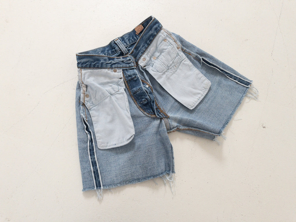 80s Vintage Levis 501 Selvedge Shorts Gr. 23 - 24
