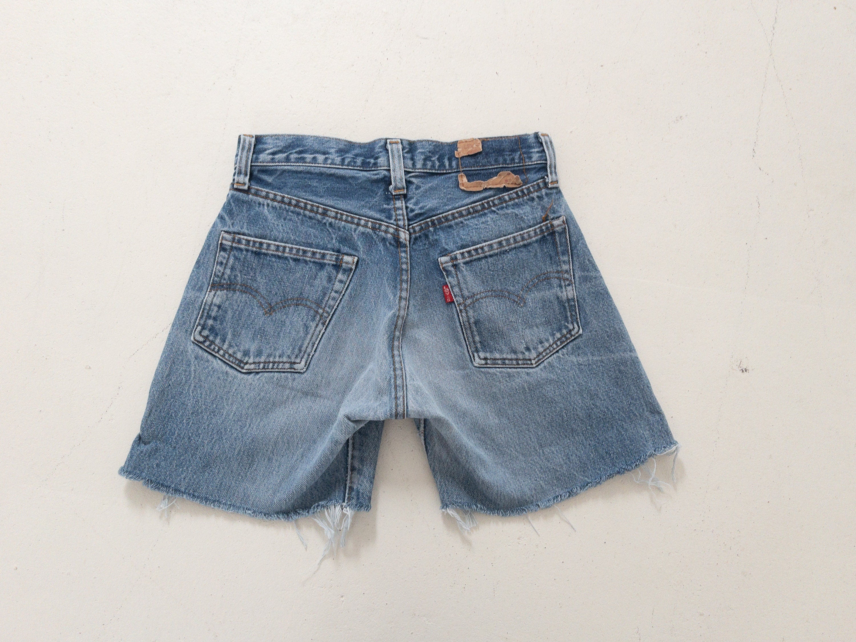 80s Vintage Levis 501 Selvedge Shorts Gr. 23 - 24
