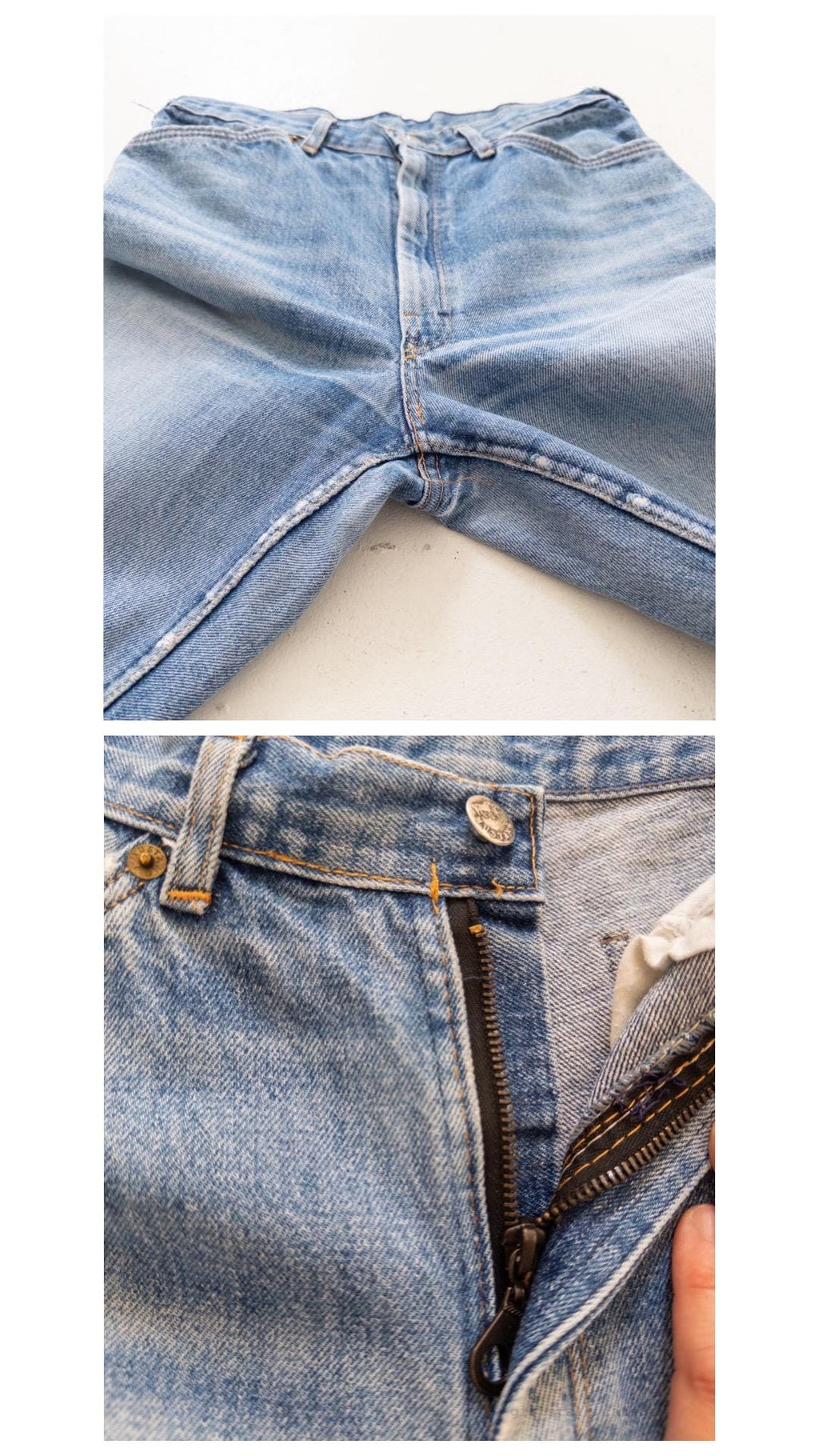 70s Vintage Mustang Cigarette Jeans Gr. 28