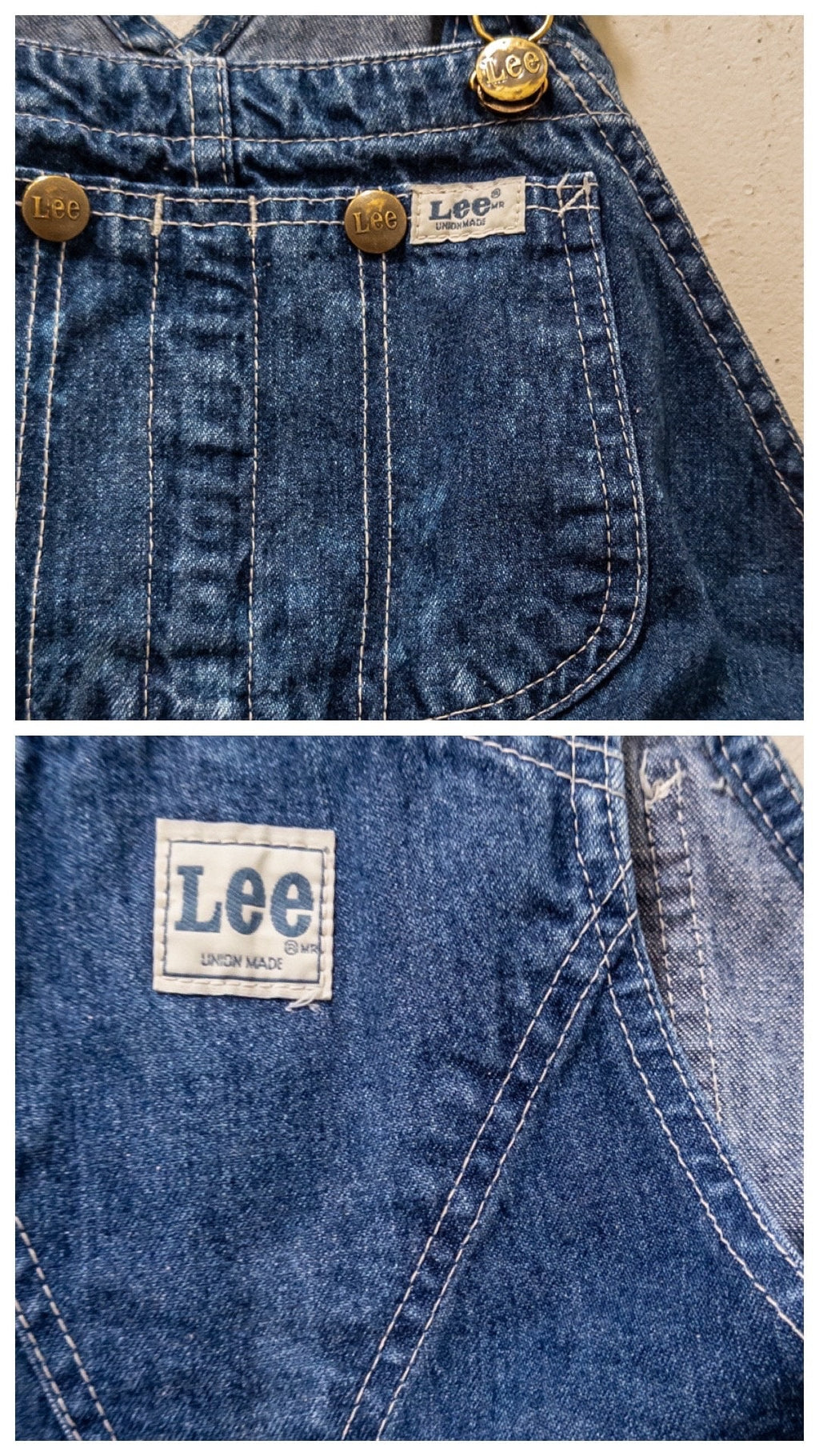 90s Vintage Lee Latzhose Gr. XS