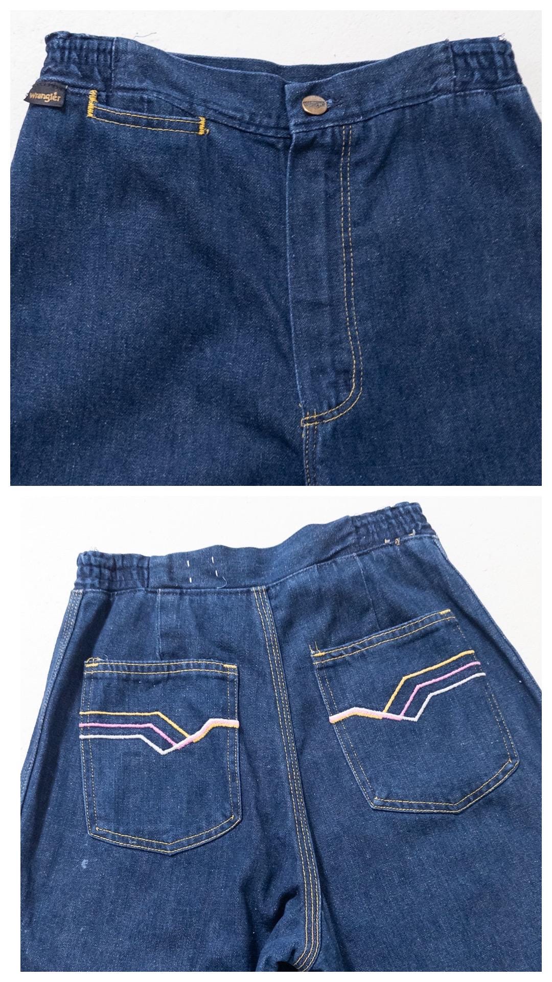 70s Vintage Wrangler Schlaghose Gr. 25 - 26 Made in USA