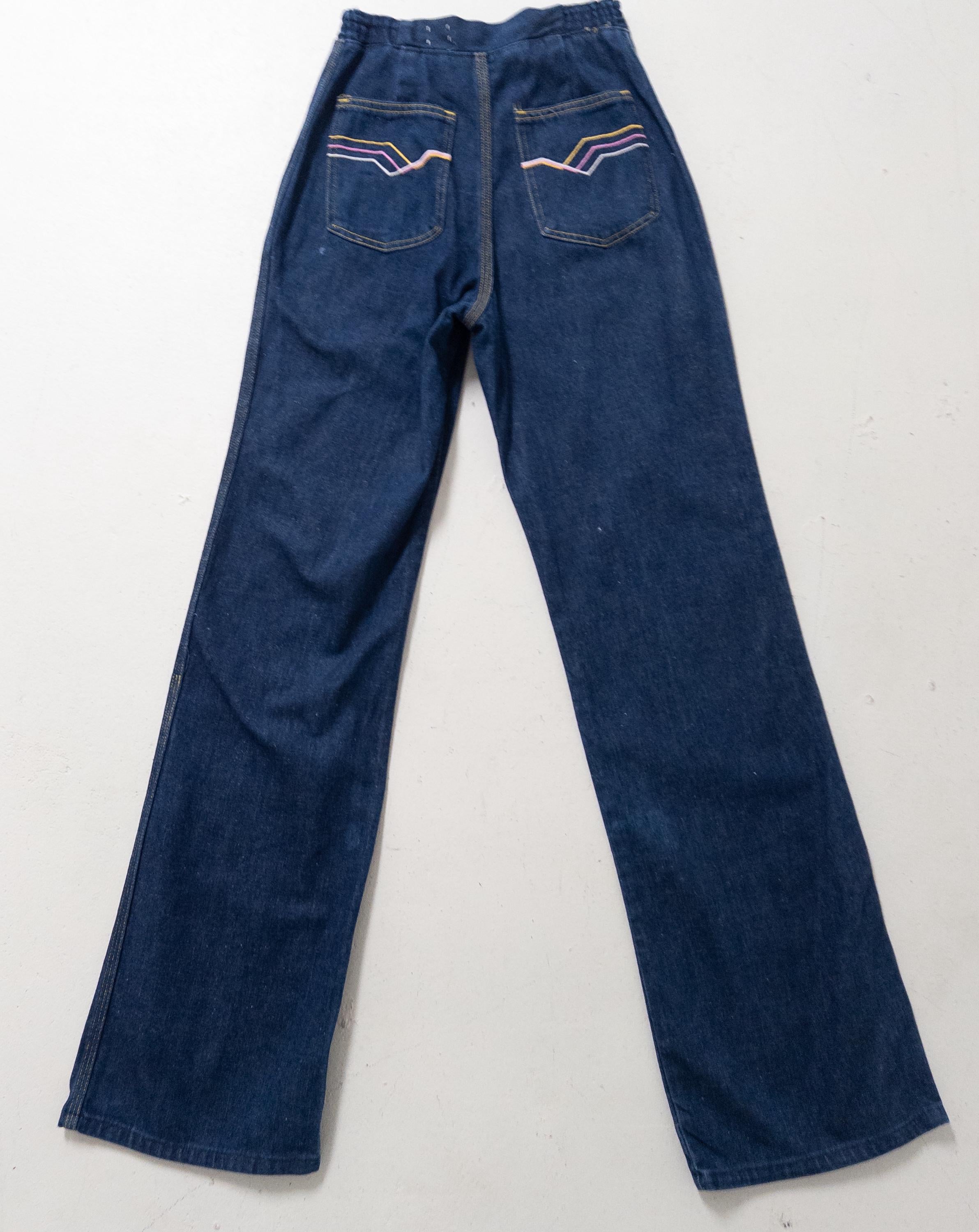 70s Vintage Wrangler Schlaghose Gr. 25 - 26 Made in USA