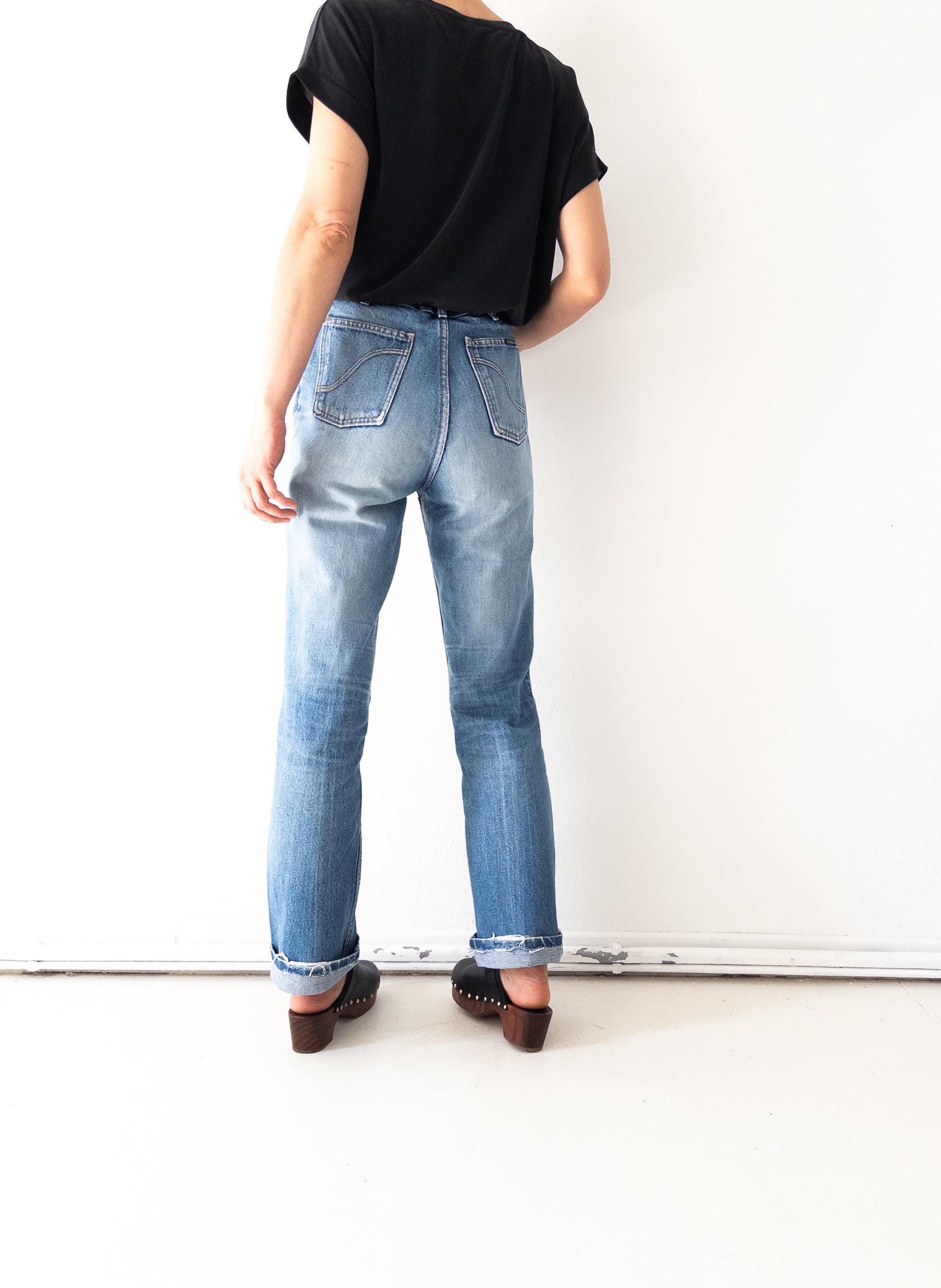 70s Vintage Mustang Cigarette Jeans Gr. 28
