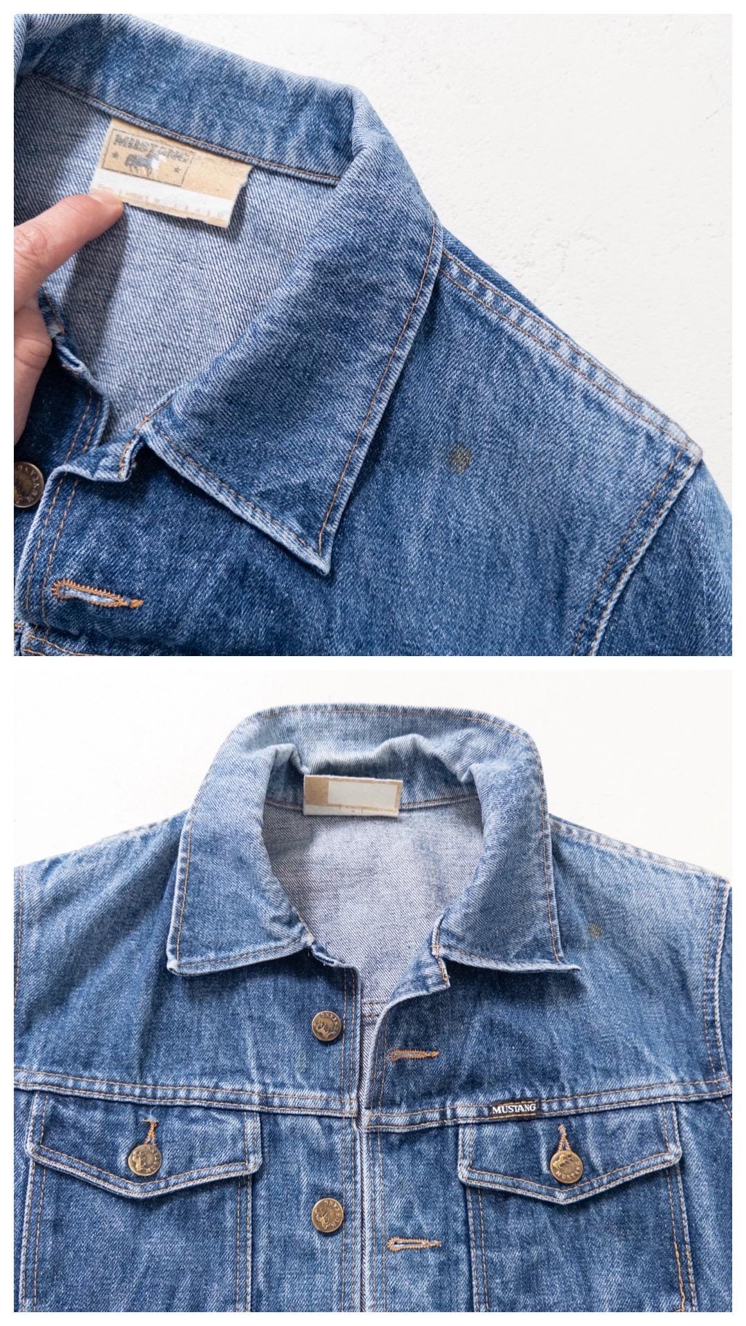 70s Vintage Mustang Jeansjacke Gr. S Made in Germany
